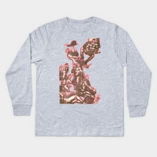 pink slug Kids Long Sleeve T-Shirt